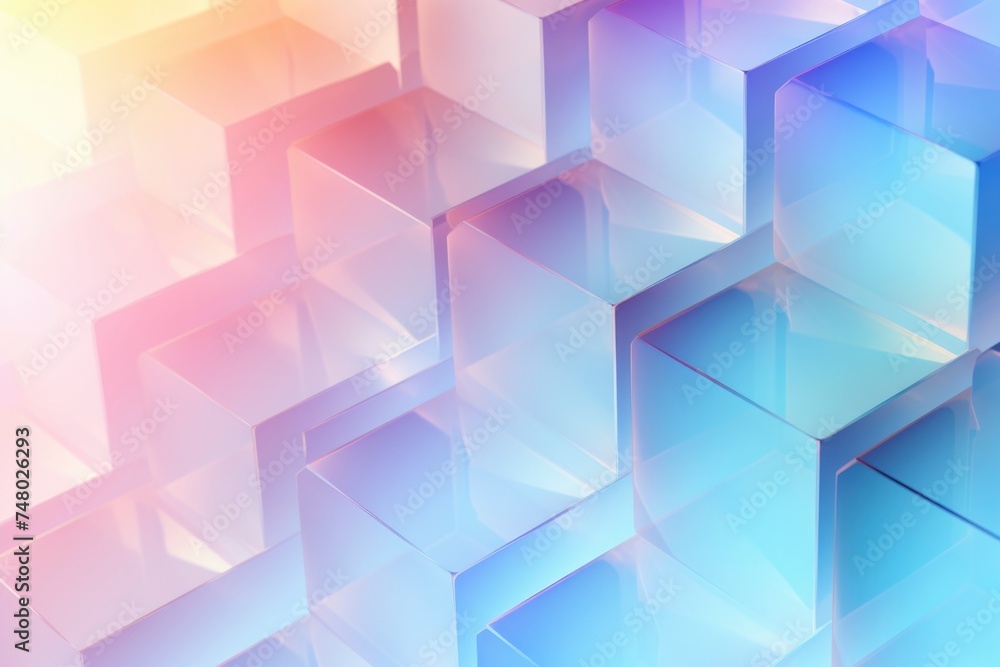 Futuristic 3D geometry background wallpaper with copy space for web design decoration Futuristic 3D geometry background wallpaper with copy space for web design decoration