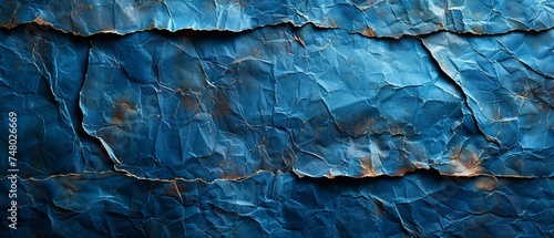 For artwork, old blue paper texture (horizontal) / Watercolour paper texture