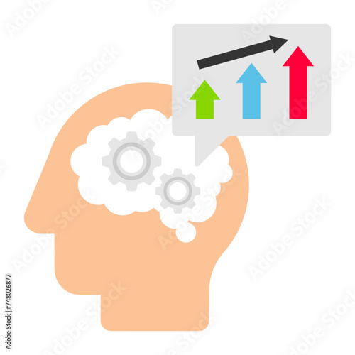 Expectancy,  Instrumentality and  Valence concept, Dopamine neurons feed into this reward circuit vector design, Boosting productivity abilities Symbol, business motivation Sign, Enterprise impetus