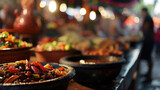 Savor the Spices: Exploring Authentic Mexican Cuisine with Bowls of Fajitas and Chili.