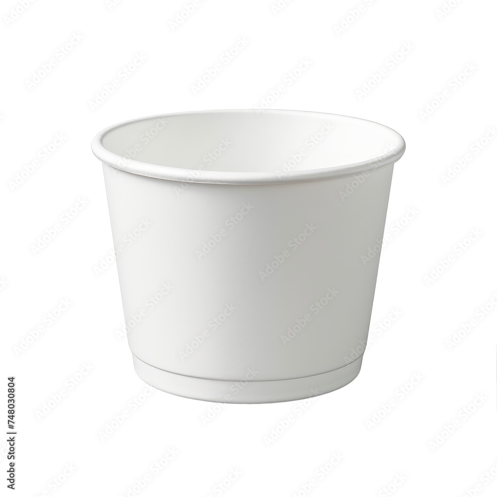 White bowl. Mockup isolated on white background White bowl. Mockup isolated on white background