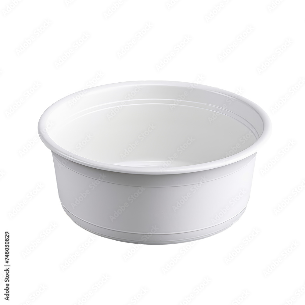 White container for ice cream or fast food. Packaging for popcorn and snack. White container for ice cream or fast food. Packaging for popcorn and snack.