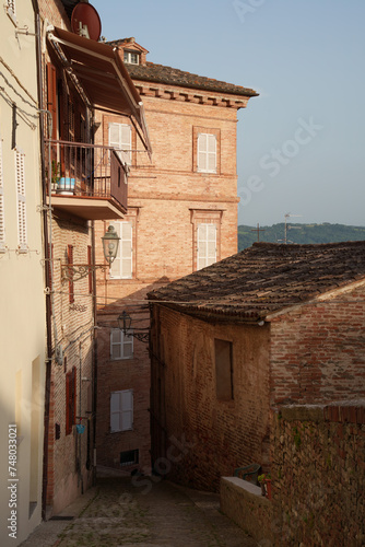 Amandola, historic town in Marche, Italy photo