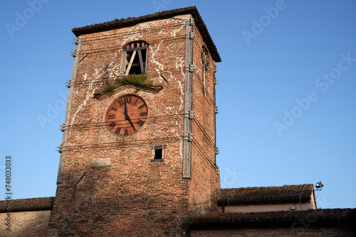 Amandola, historic town in Marche, Italy photo