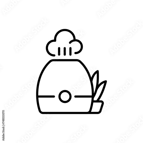 Humidifiers outline icons, minimalist vector illustration ,simple transparent graphic element .Isolated on white background