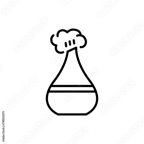 Humidifiers outline icons, minimalist vector illustration ,simple transparent graphic element .Isolated on white background