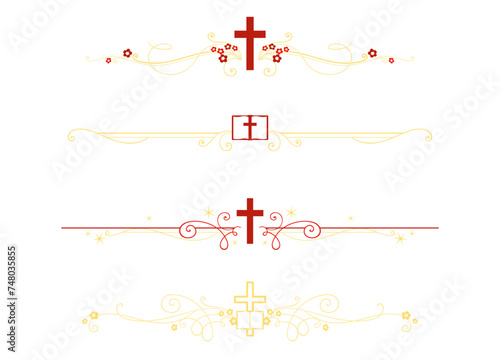 A set of Christian religion themed dividers

