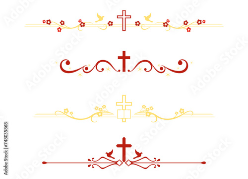 A set of Christian religion themed dividers
