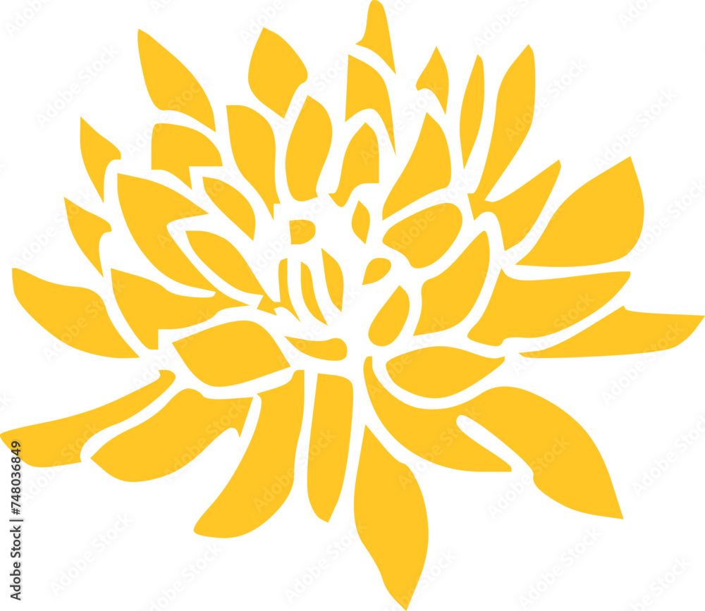 Lotus flower vector element. Floral print design.