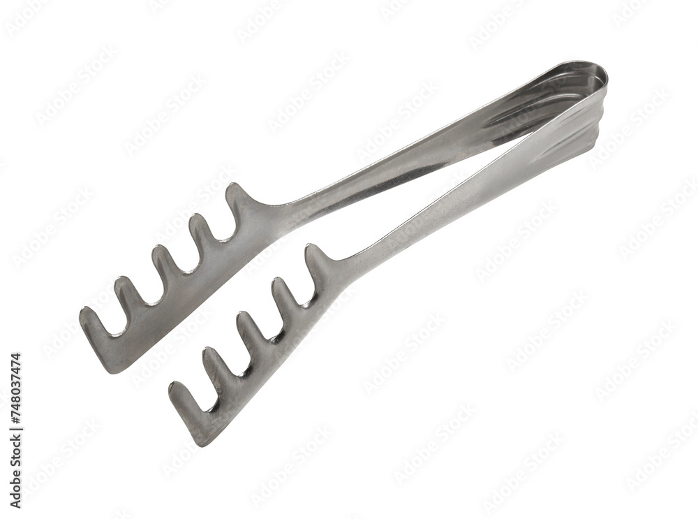 spaghetti tongs isolated on a white background (clipping path)