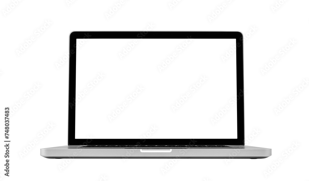 Laptop isolated on white, clipping path included Laptop isolated on white, clipping path included