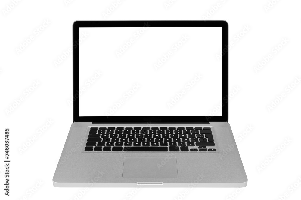 Laptop isolated on white, clipping path included Laptop isolated on white, clipping path included