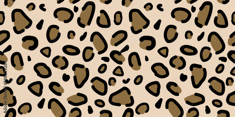 leopard animal skin seamless pattern, abstract hand drawn, applicable for paper, branding, packaging, fabric, decor, posters, cards leopard animal skin seamless pattern, abstract hand drawn, applicable for paper, branding, packaging, fabric, decor, posters, cards