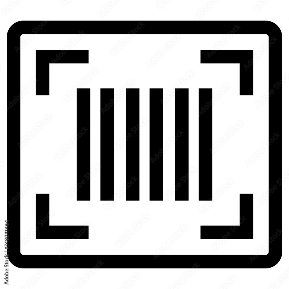 QR code scan, Barcode Scan icon. Mobile Scan vector icon. Scanning of Codes and Objects. Check Code icon.. QR code scan, Barcode Scan icon. Mobile Scan vector icon. Scanning of Codes and Objects. Check Code icon..