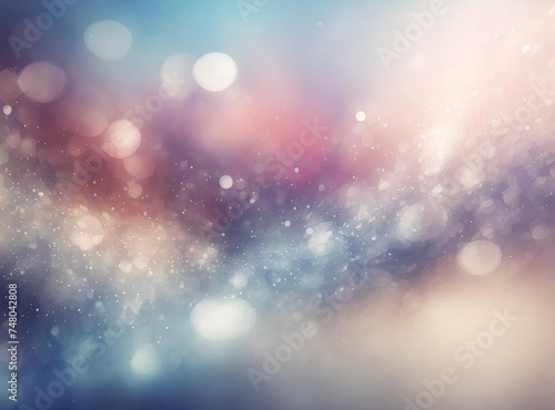 Abstract blurry bokeh lights background