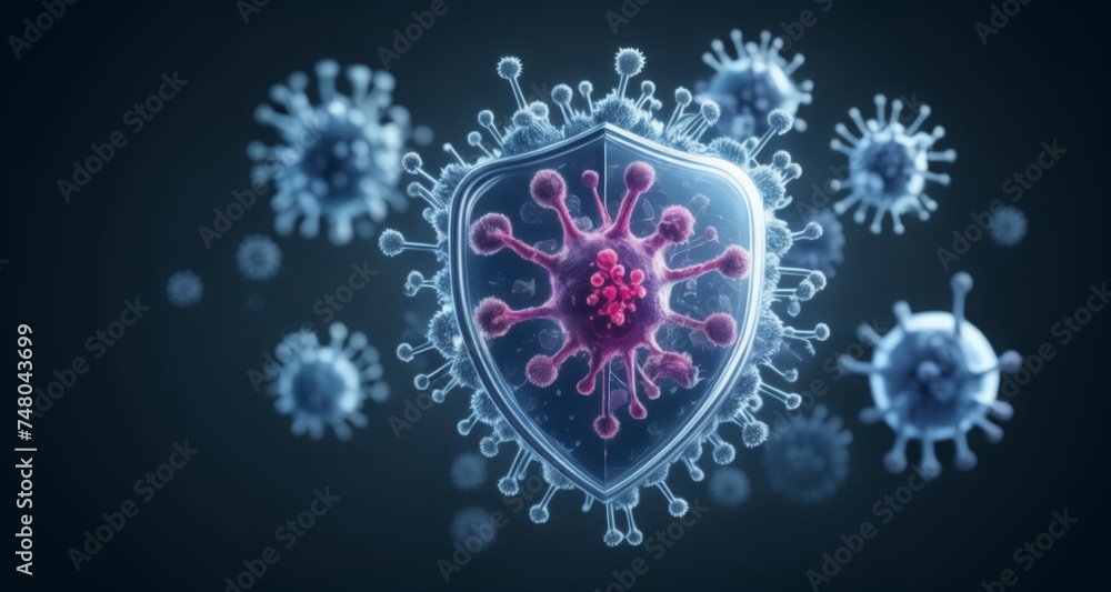Protection against the unseen enemy - Virus shield Protection against the unseen enemy - Virus shield