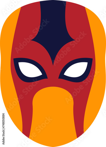 Superhero Mask Illustration