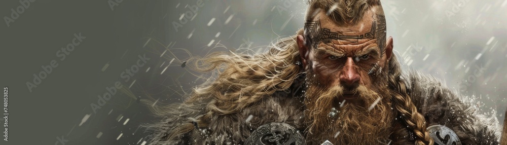 Viking gods using blockchain to determine fate, runes