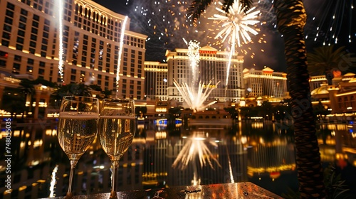 The elegance of a casinos New Years Eve gala where gaming meets celebration ushering in the new with style