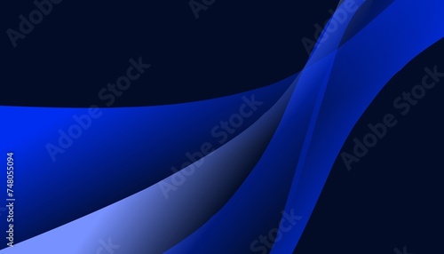 abstract blue background curve for poster, banner, cover, wallpaper, etc