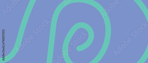 Seamless Pattern of Green and Purple Colors. Backdrop Geometric Incline, Waves Line. Optical Distortion Lines Texture for Banner, Poster, Cover, Web. 3d Op Art in Vector illustration.