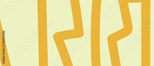 Seamless Pattern of Yellow Colors. Backdrop Geometric Incline, Waves Line. Optical Distortion Lines Texture for Banner, Poster, Cover, Web. 3d Op Art in Vector illustration.