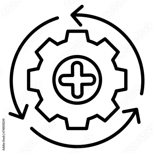 Recovery Operations Icon Element For Design