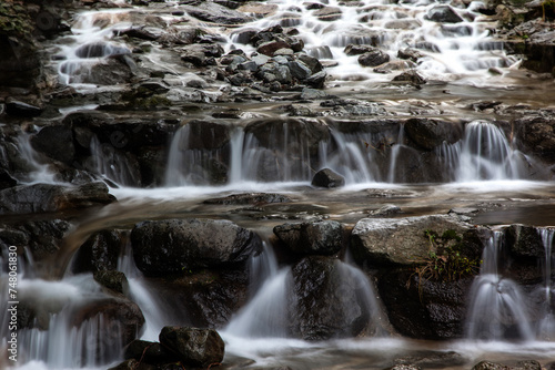 View of the waterfall in Ulleungdo