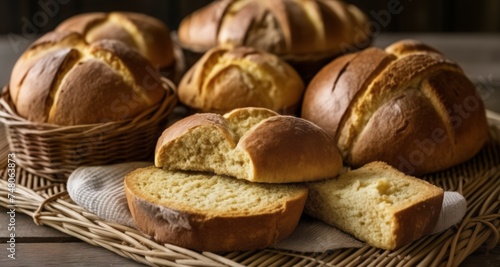  Bread Basket Delight - Freshly Baked Goodness