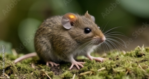  Curious mouse exploring the wild © vivekFx