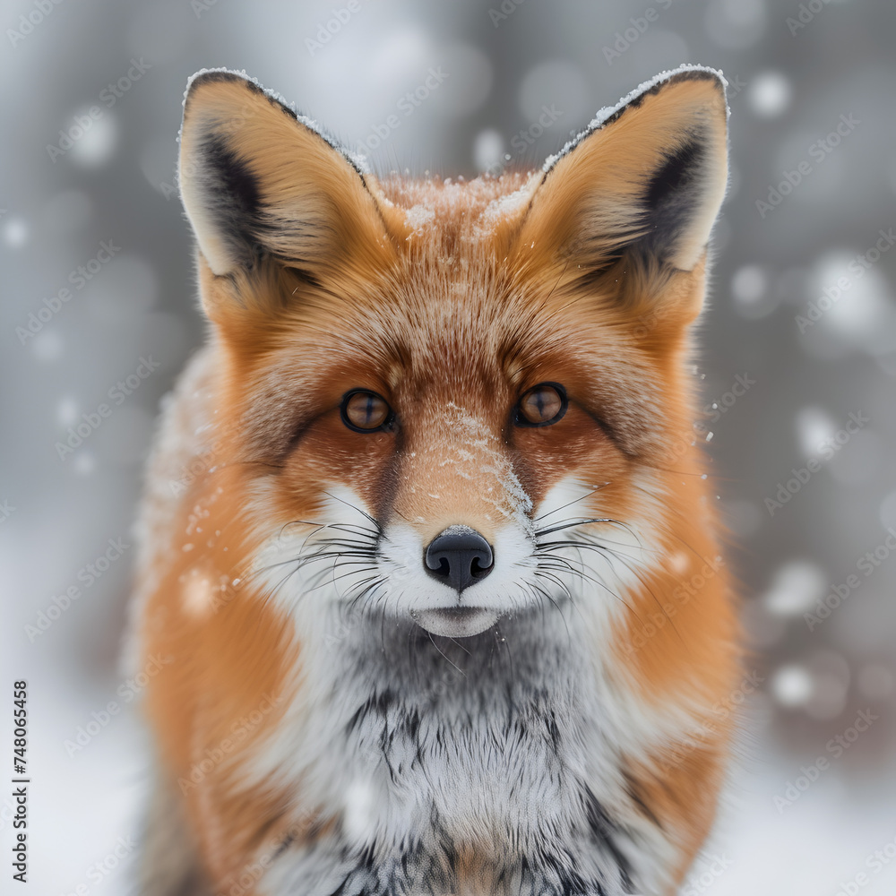 red fox in the snow, portray the unique aspects of wildlife during the colder months, from snow-covered landscape traverses to animals in their natural habitats. red fox in the snow, portray the unique aspects of wildlife during the colder months, from snow-covered landscape traverses to animals in their natural habitats.