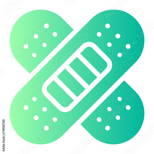 band aid gradient icon