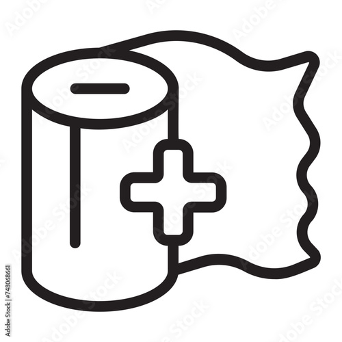 gauze line icon