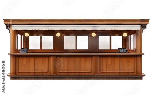 Horse Racing Betting Booth Essentials On Transparent Background.