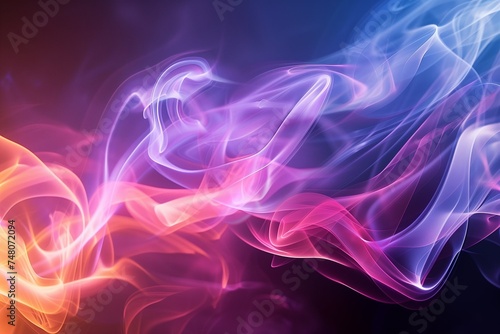 dark abstract background with purple, pink smoke 