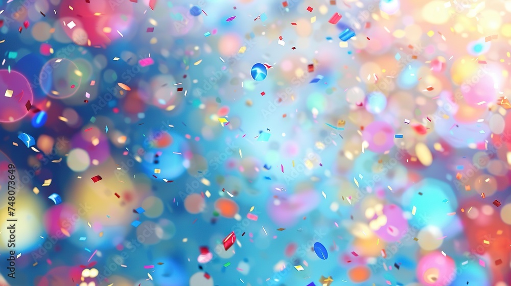 Colorful Confetti. Party, Copy Space, Celebration, Celebrate, Sparkle, Event, Anniversary, Fun
