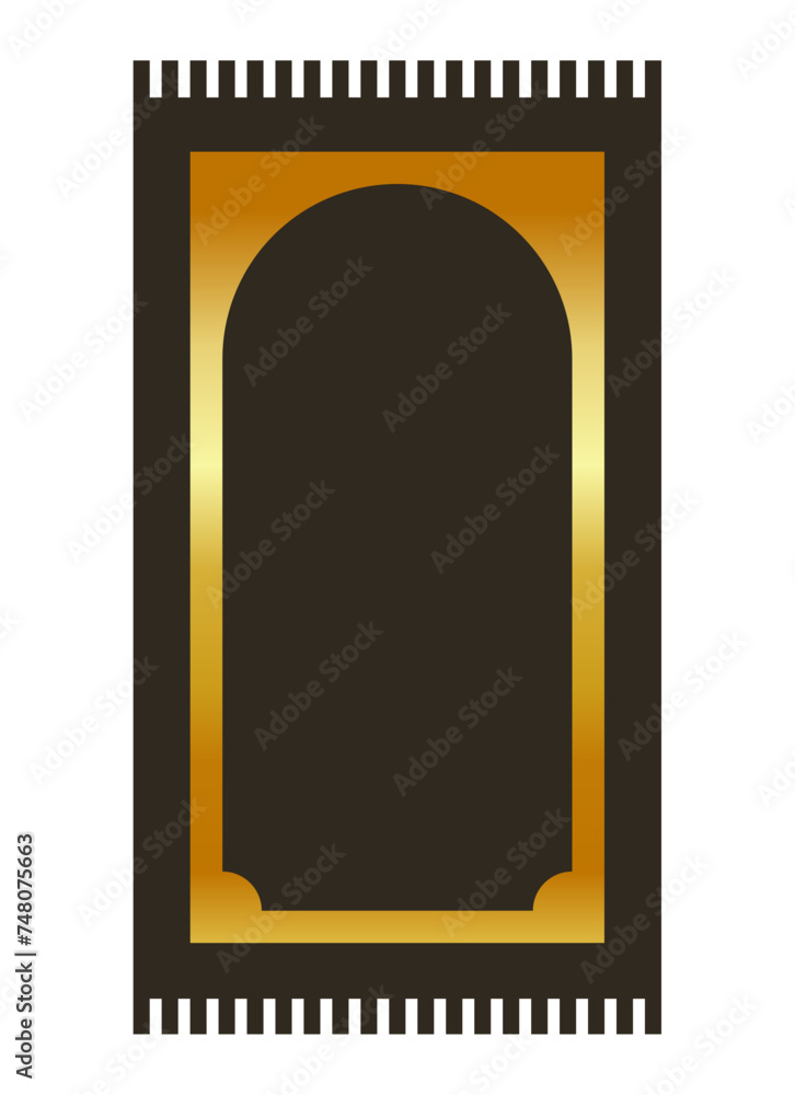 Muslim prayer mat. Vector format file. Muslim prayer mat. Vector format file.