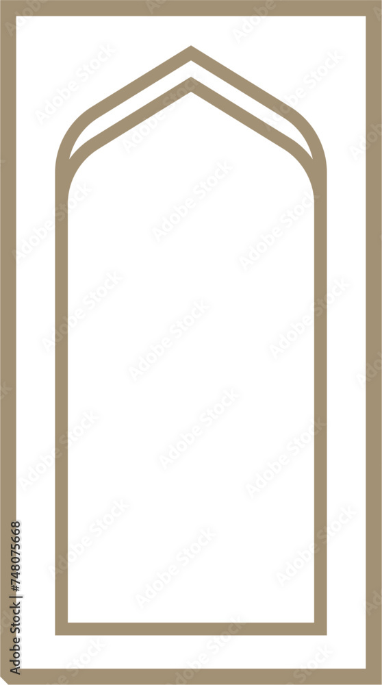 Arabic frame decor. Vector format file. Arabic frame decor. Vector format file.