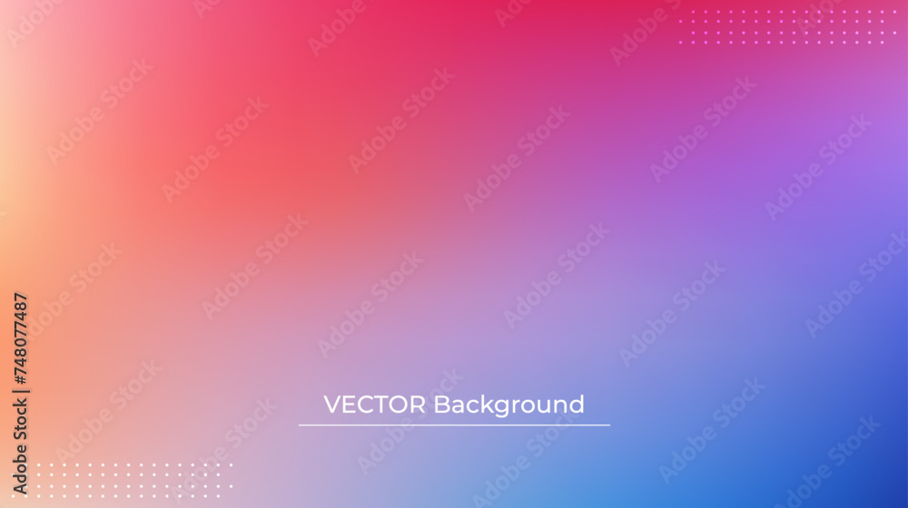 Smooth and blurry colorful gradient mesh background. Modern bright rainbow colors. Easy editable soft colored vector banner template. Premium quality Smooth and blurry colorful gradient mesh background. Modern bright rainbow colors. Easy editable soft colored vector banner template. Premium quality