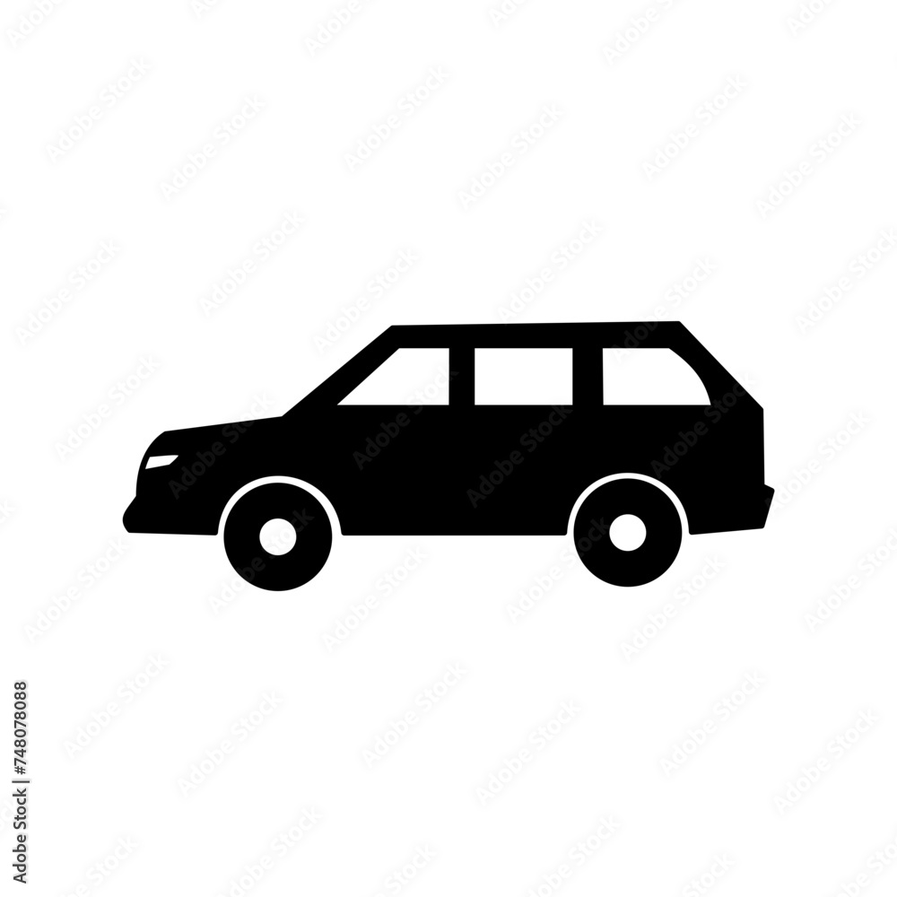 Car Icon Silhouette