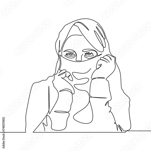 women's hijab icon