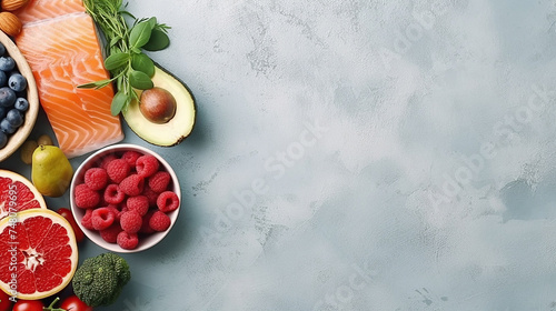 healthy food AI generated image
