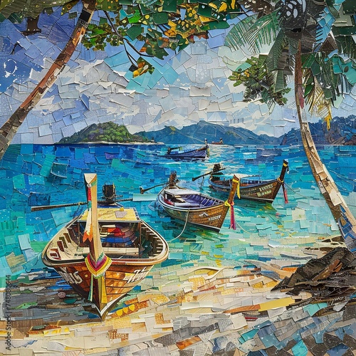 Phuket's Paradise Art Collage
