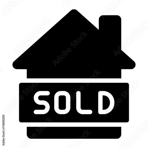 house glyph icon