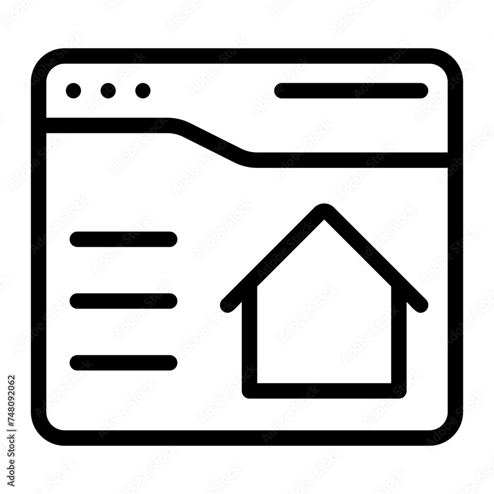 website line icon website line icon