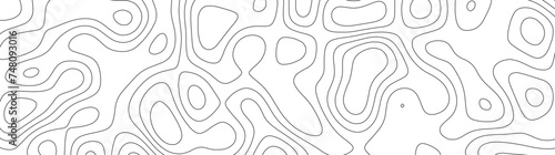 Abstract geographic curved, vector illustration. seamless textrue, vintage waves. Panorama view multicolor wave curve line. Topography map pattern, swirl line. white paper curved reliefs background.