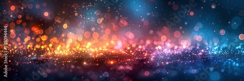 Defocused Abstract Background City Evening, Background Banner HD