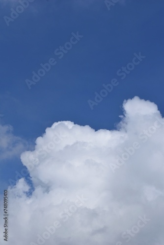 blue sky with white clouds