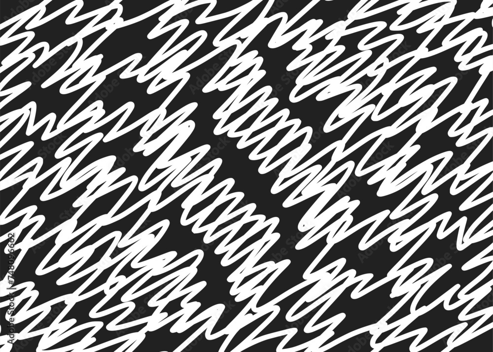 Abstract background with seamless doodle lines pattern Abstract background with seamless doodle lines pattern