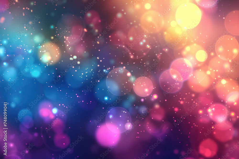Sparkle abstract background with bokeh effect in yellow, pink and blue Sparkle abstract background with bokeh effect in yellow, pink and blue